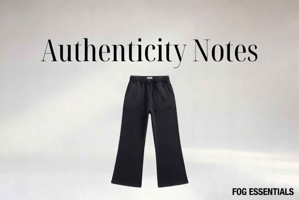 Authenticity Notes