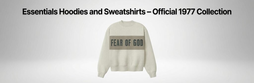 Essentials Hoodies and Sweatshirts – Official 1977 Collection
