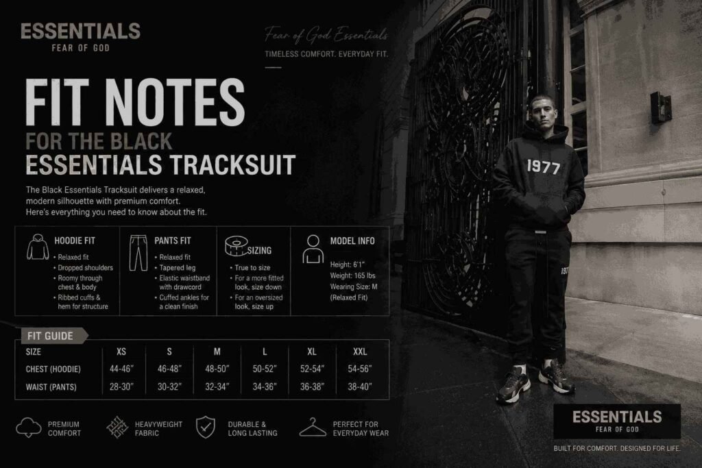 Fit Notes for the Black Essentials Tracksuit (3)