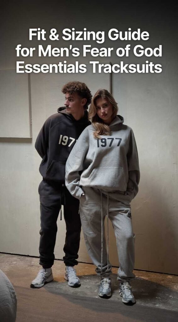 Fit & Sizing Guide for Men’s Fear of God Essentials Tracksuits