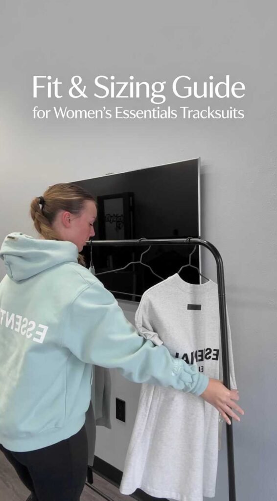 Fit & Sizing Guide for Women’s Essentials Tracksuits