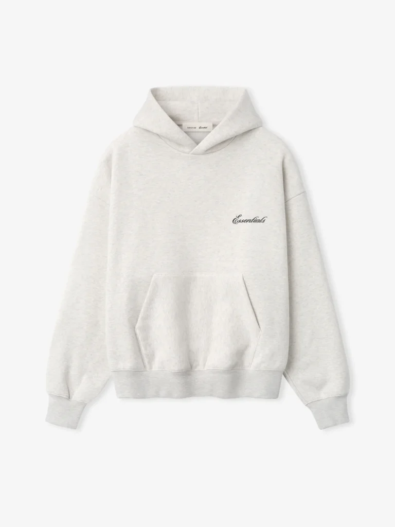Grey Essentials Hoodies