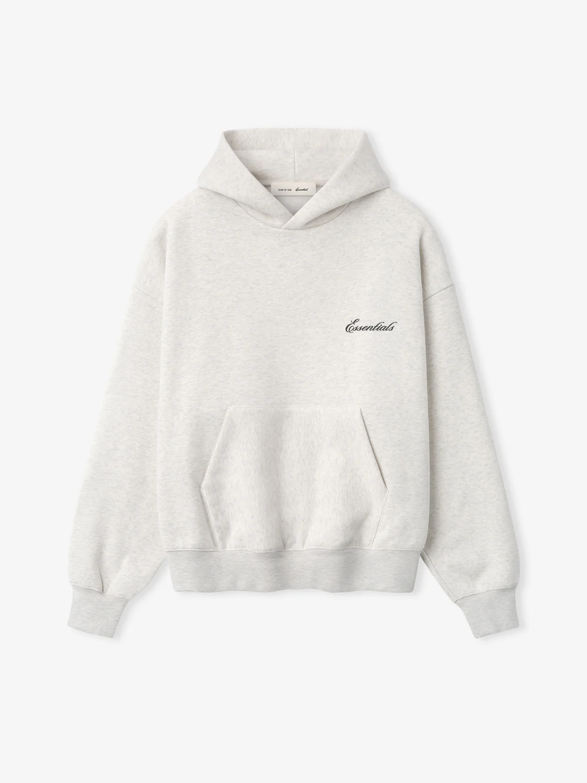 Grey Essentials Hoodies