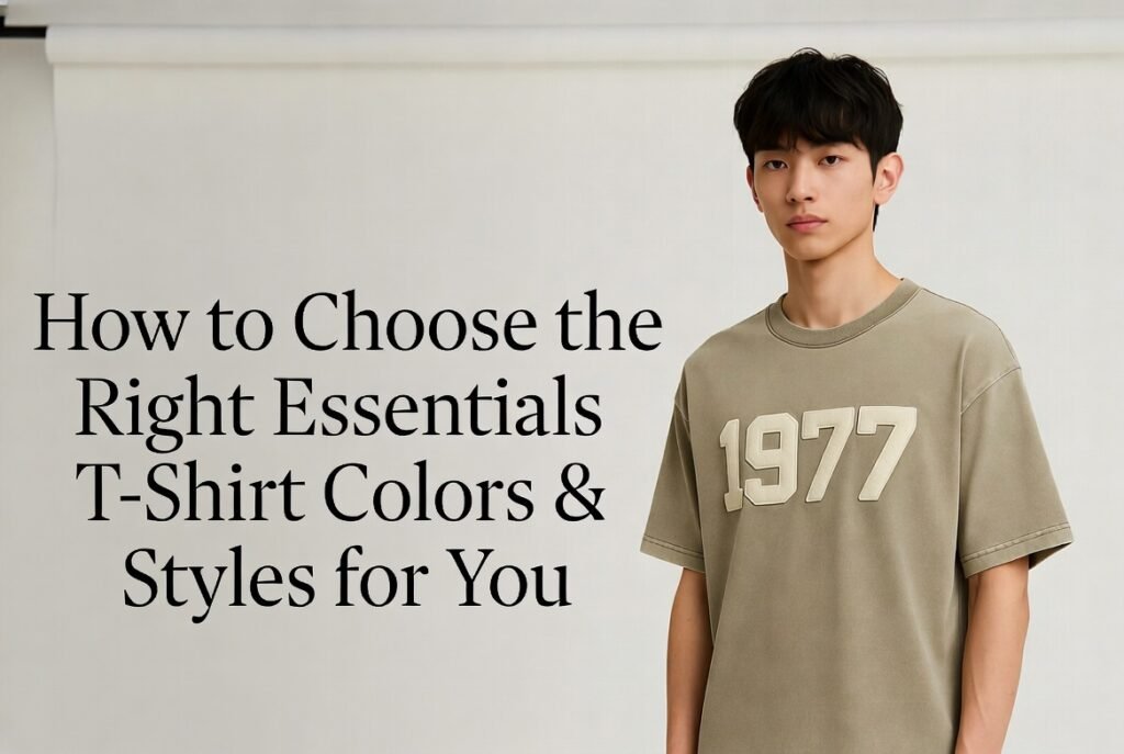 How to Choose the Right Essentials T-Shirt Colors & Styles for You