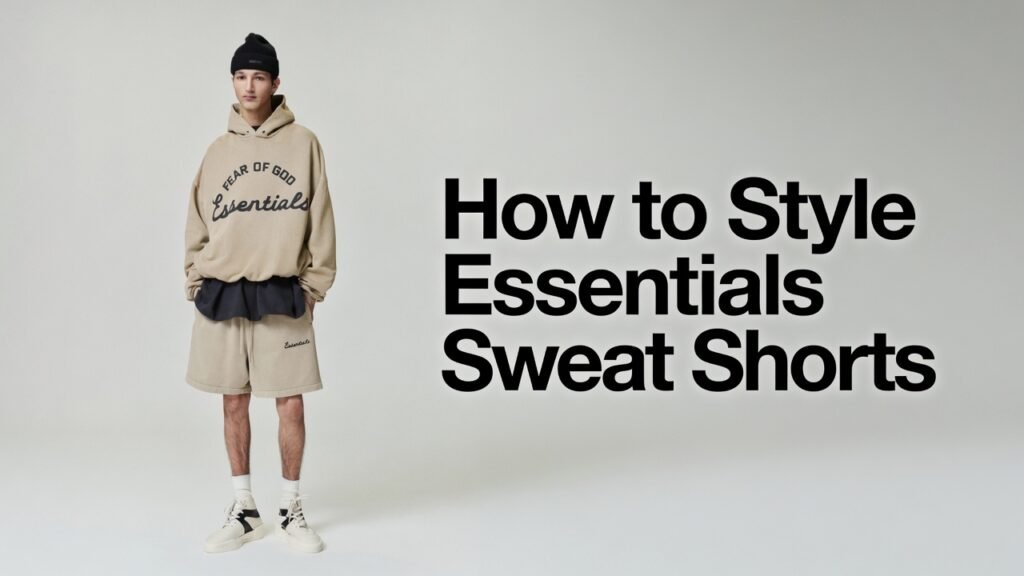 How to Style Essentials Sweat Shorts