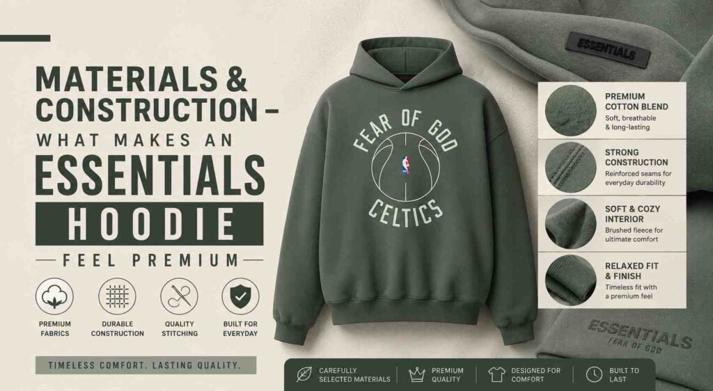Materials & Construction – What Makes an Essentials Hoodie Feel Premium