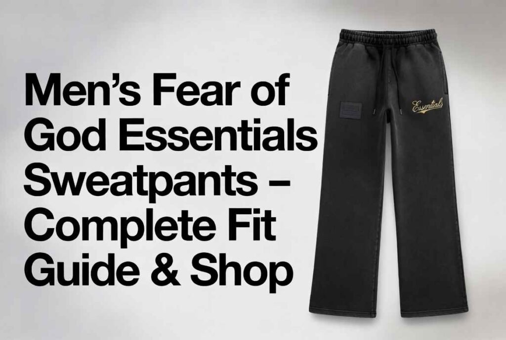 Men’s Fear of God Essentials Sweatpants – Complete Fit Guide & Shop