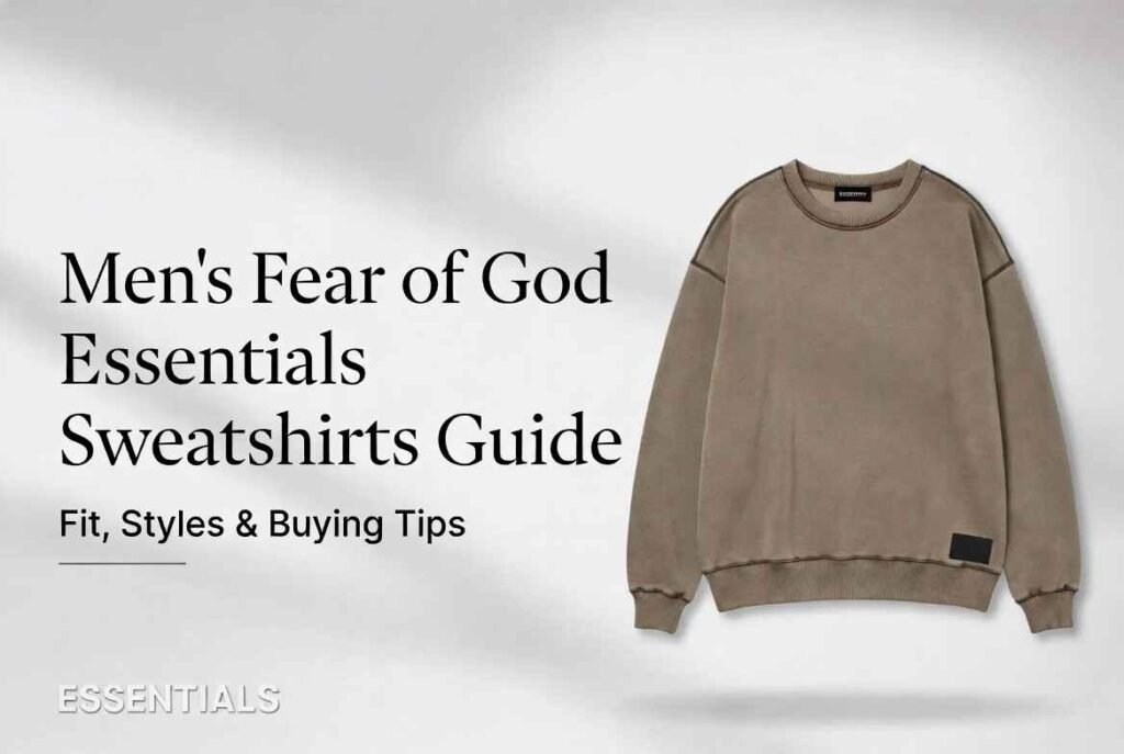 Men’s Fear of God Essentials Sweatshirts Guide – Fit, Styles & Buying Tips