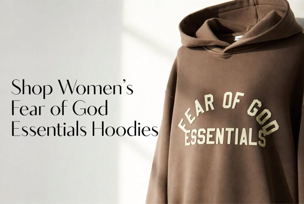 Shop Women’s Fear of God Essentials Hoodies