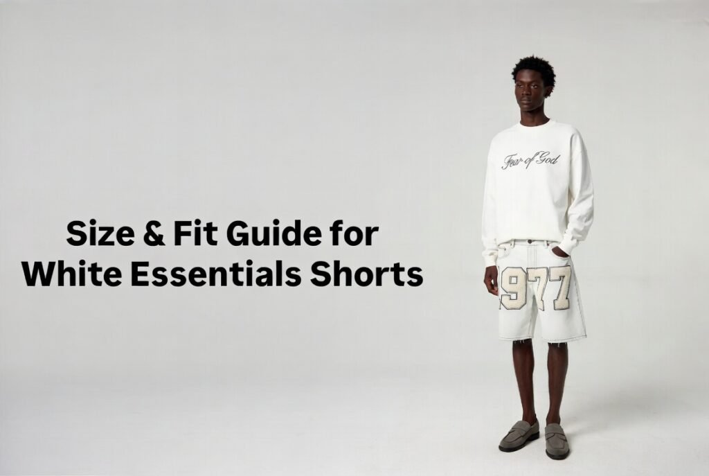 Size & Fit Guide for White Essentials Shorts