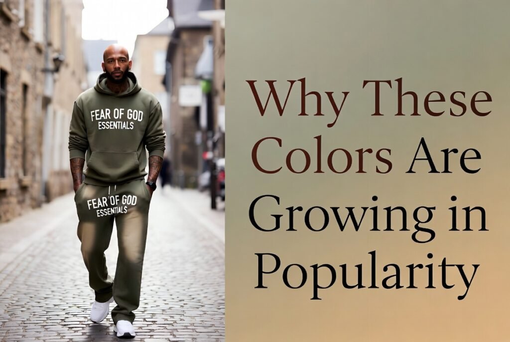 Cream, Beige, Brown & Green Fear of God Essentials Tracksuits: The Complete 1977 Guide 2 Why These Colors Are Growing in Popularity