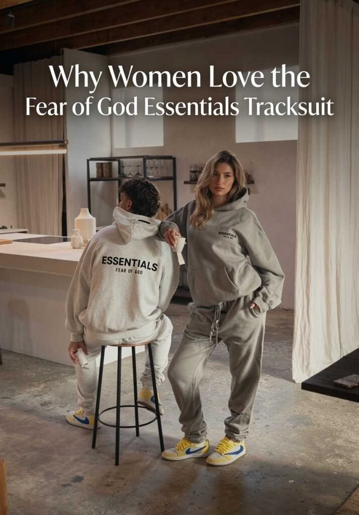 Why Women Love the Fear of God Essentials Tracksuit