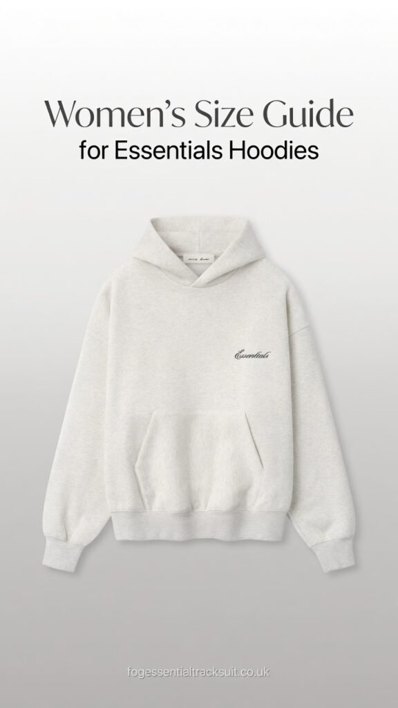 Women’s Size Guide for Essentials Hoodies