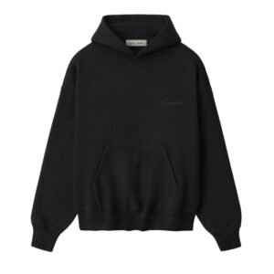 Black Essentials Hoodie