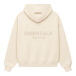 Cream Essentials Hoodie - Image 2