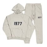 Cream Fear of God Essentials Tracksuit