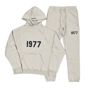 Cream Fear of God Essentials Tracksuit