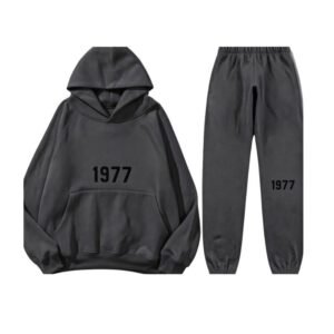 Dark Grey Fear of God Essentials Tracksuit
