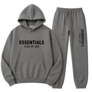 Essentials Full Tracksuit Set (Grey) (2)