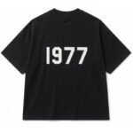 Fear of God Essentials 1977 Heavyweight T-Shirt back view plain clean design thick cotton