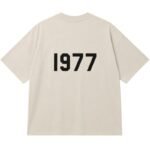 Fear of God Essentials 1977 Oversized T-Shirt back view plain clean design heavyweight cotton