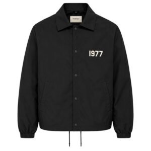 Fear of God Essentials 1977 Snap Button Jacket – Black
