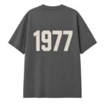 Fear of God Essentials 1977 T-Shirt Iron back view plain clean design heavyweight cotton