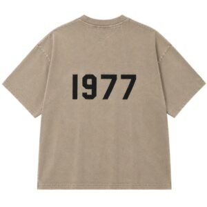 Fear of God Essentials 1977 Vintage Wash T-Shirt back view plain clean design soft cotton
