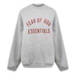 Fear of God Essentials Grey Oversized Sweatshirt