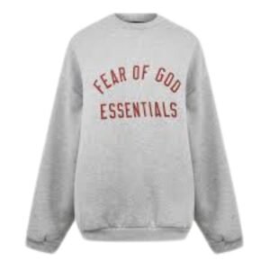 Fear of God Essentials Grey Oversized Sweatshirt