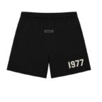 Fear of God Essentials Jet Black 1977 Shorts