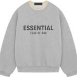 Fear of God Essentials Light Grey Crewneck