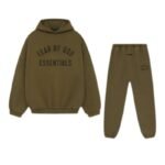 Fear of God Essentials Olive Tracksuit