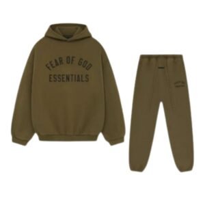 Fear of God Essentials Olive Tracksuit