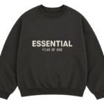 Fear of God Essentials Washed Black Sweatshirt