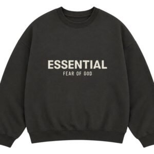 Fear of God Essentials Washed Black Sweatshirt