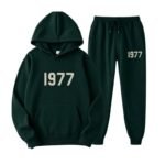 Green Fear of God Essentials Tracksuit