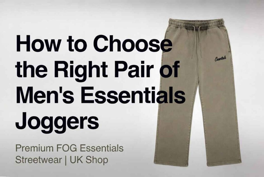 How to Choose the Right Pair of Men’s Essentials Joggers