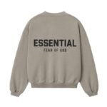 Kids Fear of God Essentials Sweatshirt back view clean design