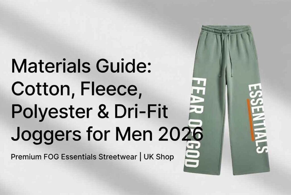 Materials Guide Cotton, Fleece, Polyester & Dri-Fit Joggers for Men 2026