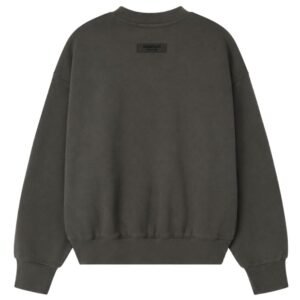 Men’s Oversized Essentials Crewneck Sweatshirt back profile dropped shoulders