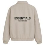 Fear of God Essentials Women’s Fit Jacket Back View – Authentic Oversized Design