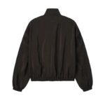 Fear of God Crinkle Track Jacket Back View – Authentic Textured Design