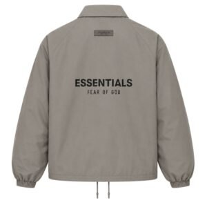 Fear of God Essentials Men’s Fit Jacket Back View – Authentic Oversized Design