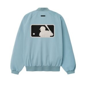 Fear of God Full Zip Bomber Jacket Back View – Authentic Design