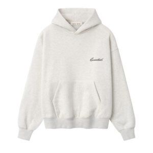 White Essentials Hoodie