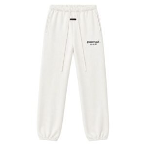 White Essentials Sweatpants