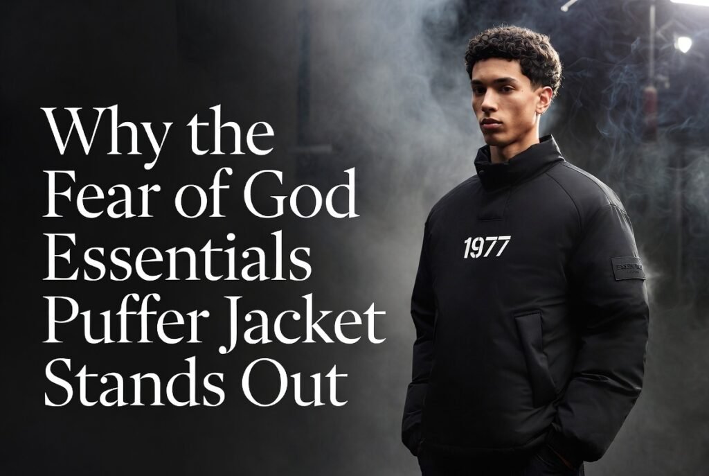 Why the Fear of God Essentials Puffer Jacket Stands Out