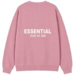 Women’s Essentials Oversized Sweatshirt Back profile dropped shoulders