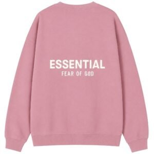Women’s Essentials Oversized Sweatshirt Back profile dropped shoulders